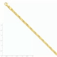 thumbnail image 2 of 14K Yellow Gold 5mm Hand-polished Fancy Link Chain, 2 of 5