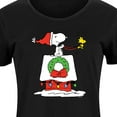 thumbnail image 3 of Peanuts - Snoopy and Woodstock House Sleigh - Women's Any Way Dress, 3 of 7