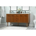 thumbnail image 4 of 60 inch single bathroom vanity in teak, 4 of 5