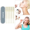 thumbnail image 1 of Recortador de vello nasal 2 en 1 mejorado, cuchillo de doble filo para vello nasal, herramienta portátil para eliminar el vello de las fosas nasales, recortador de vello nasal y de orejas para mujeres, 1 of 5