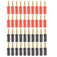 thumbnail image 1 of EIMELI Banana Plugs Black-Red Bananas Clips as Speaker Wire Connector Audio Wires Cable Connecting Accessory Tools for Automobiles, 1 of 10