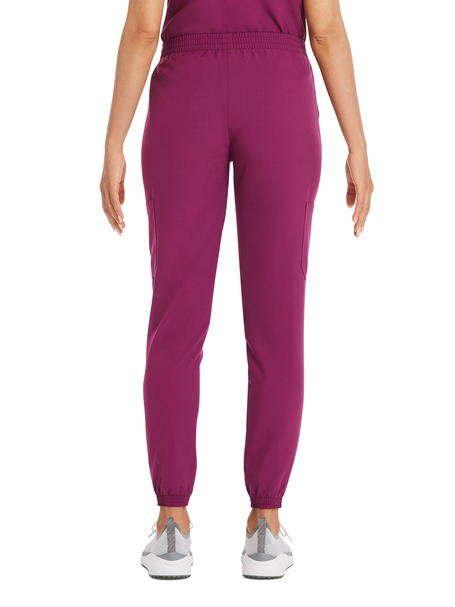 Scrubstar Women's Core Essentials Stretch Pull-On Jogger Cargo Scrub Pants, Sizes XS-3XL