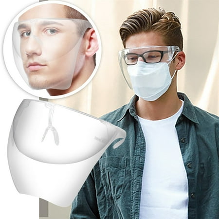 

MtsDJSKF Face Care Transparent Goggle Sunglasses Full Fog Clear Face for Adult