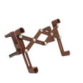 thumbnail image 3 of MasteelfCA 1pc Violin Folding Stand Professional Fiddle Floor Holder Violin Display Rack (Coffee), 3 of 8
