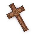 thumbnail image 2 of Cruz de pared NIRMAN hecha a mano de madera para decoración de la habitación del hogar, 2 of 5