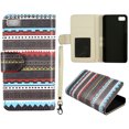 thumbnail image 1 of Black Tribal Wallet Folio Case for Blackberry Z10 Fashion Flip PU Leather Cover Card ID Card Slots & Stand, 1 of 2