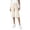 Beige, variant on Women's Casual Baggy Pants with Elastic Waist Relax Fit Trouser Pants for Women Work Casual plus Size S