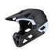 thumbnail image 1 of Casco de ciclismo integral con ajuste ajustable y visera de protección solar para varios Negro Azul, 1 of 9