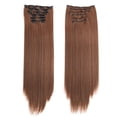 thumbnail image 1 of Clip In Hair Extension Real As Remy Fashion Hair Long Clip in Hair Extensions Full Head Straight Wig, 1 of 4