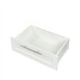 thumbnail image 3 of Shunda K Stackable Storage Cabinet,23.62" W x 15.75" D x35.43" H, White, 3 of 9
