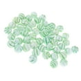 thumbnail image 4 of 50 piezas de cuentas redondas de vidrio para niños, bolas de canicas, juego tradicional, juguete de regalo verde, 4 of 9