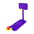 thumbnail image 2 of Juguete de baloncesto de escritorio, mini juego de mesa de máquina de baloncesto, juguete de aro de baloncesto plegable en miniatura para niños y Violeta, 2 of 8