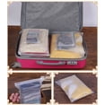 thumbnail image 3 of 50 bolsas con cierre de cremallera de 140 micrones en ambos lados para ropa interior, calcetines, juguetes, toallas, artículos de viaje, embalaje, 3 of 4