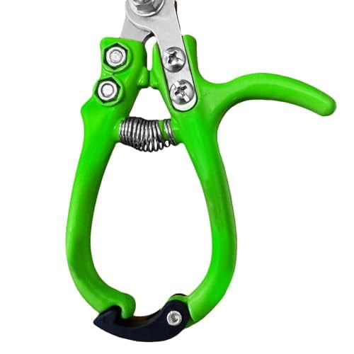 GARDEN GURU Ergonomic Garden Snips Clippers – Professional Hand Pruner Pruning Shear with Comfort Grip Handles for Gardening Trimming and Yard Work – High Carbon Steel (2 Pack)