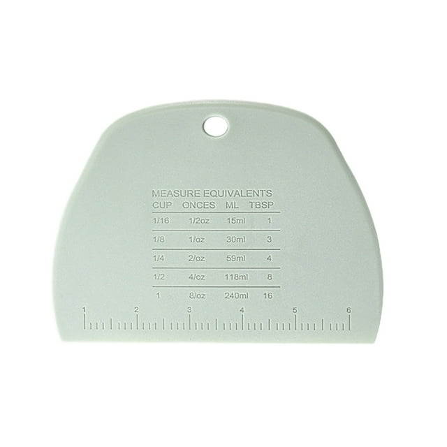 Scraper Cutting Knife Sausage Cake Buns Pancakes Cold Cream Scraper Plastic Scraper Blade Knife Multi-purpose Baking Tool With Measuring Marks