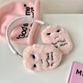 thumbnail image 4 of Cute Cartoon Plush Case for AirPods Max Headphones,Funny Fluffy Soft Cover for Boys Girls, Accessories Protective Cover for AirPods Max (Pink), 4 of 17