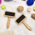 thumbnail image 2 of CNKOO Wool Carding Machine Needle Brush  Handmade Wool Comb  Craft Wool Needle Tool with Solid Wood Handle  Pet Comb  Spinning and Weaving  for DIY Handicraft Felt Projects ZZZ, 2 of 7