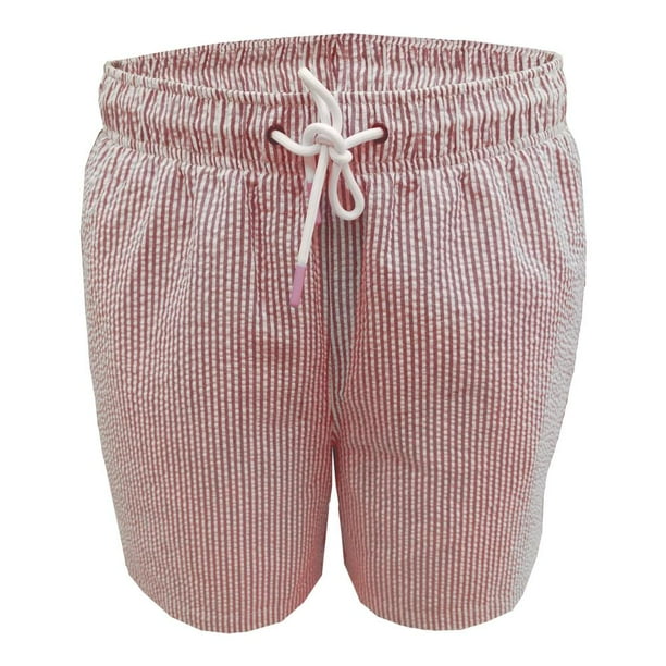 Traje de baño OP Para hombre Talla CH con estampado Rayas Rosa