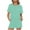 Mint Green, variant on 2026 ! JINMGG Two Piece Outfits Women, 2026 Fashion Fall Two-Piece Women's Summer Printed and Solid One Shoulder Top and with Pocket Shorts Set Suit Gray L