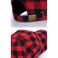 thumbnail image 3 of CoCopeaunt Fashion Leisure Grid Baseball Cap for Women Men Soft Breathable Retro Hats Skullcap Lightweight Adjustable, 3 of 5