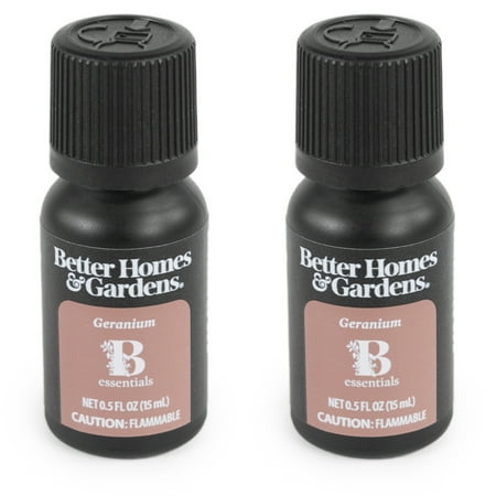 Better Homes & Gardens 100% Pure Essential Oil: Geranium, 15mL, 2-Pack