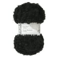 thumbnail image 2 of (3 pack) Faux Fur Yarn by Loops & Threads - Yarn for Knitting - Crochet - Weaving - and Arts & Crafts - Black - Polyester - 10.5 oz, 2 of 3