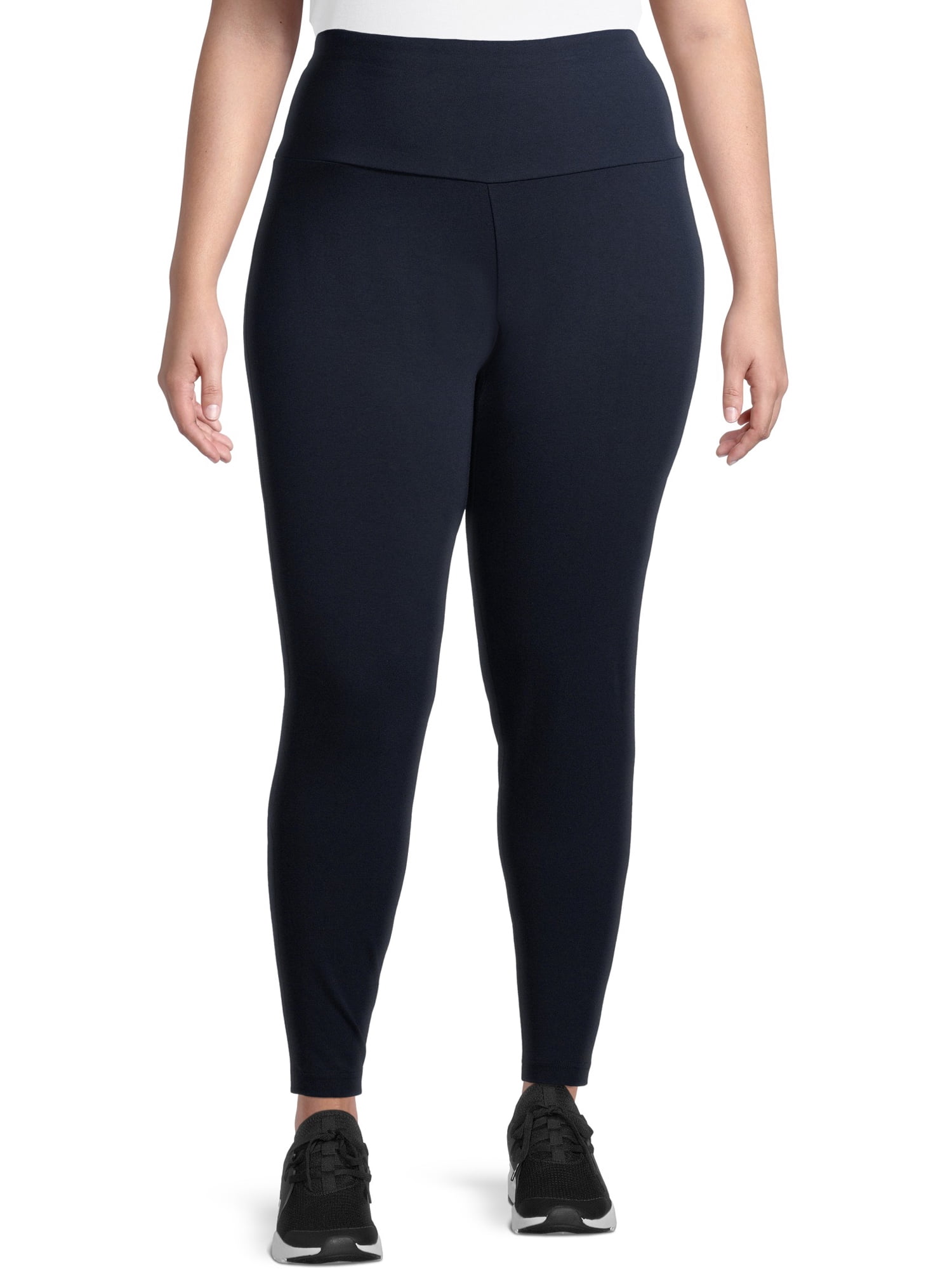 Terra & Sky Women's Plus Size Leggings, 2-Pack