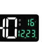 thumbnail image 3 of Reloj de pared digital grande Macarena pantalla de fecha temperatura semana Ajuste de brillo, 3 of 8