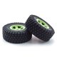 thumbnail image 2 of Neumáticos de goma para orugas de control remoto, neumáticos de coche de control remoto, 4 piezas, reemplazo hexagonal de 12mm para camión de recorrido corto Slash RC 1/10 Romacci Neumático, 2 of 7