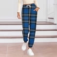thumbnail image 2 of SROBPTY Womens Pajama Pants for Fall Winter with Pockets Relaxed Drawstring Print Sleepwear, 2 of 5