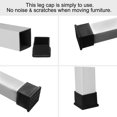 thumbnail image 4 of Table Leg Caps End Tip Home Furniture Protector 4pcs 1.85"x1.85" (47x47mm), 4 of 7