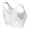 white, variant on Multicolor Full Coverage Wirefree Push Up Sports Bra Padded Yoga Vest Style Bra Collect Underarm Fat Shaping Workout Lingerie