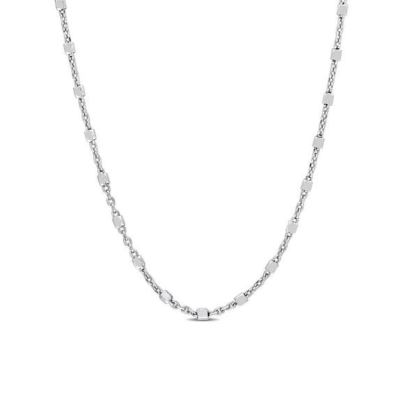 Everly Unisex Sterling Silver Necklace