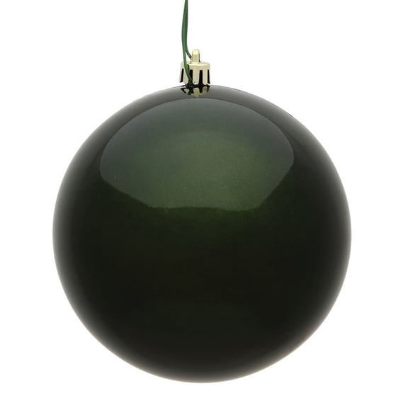 Vickerman 12" Moss Green Candy Ball Ornament