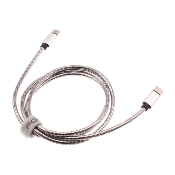 Type-C to USB-C 3ft Metal PD Cable for Galaxy S20 S21 Ultra/Plus S20 Fan Edition - Charger Cord Power Wire Sync Long
