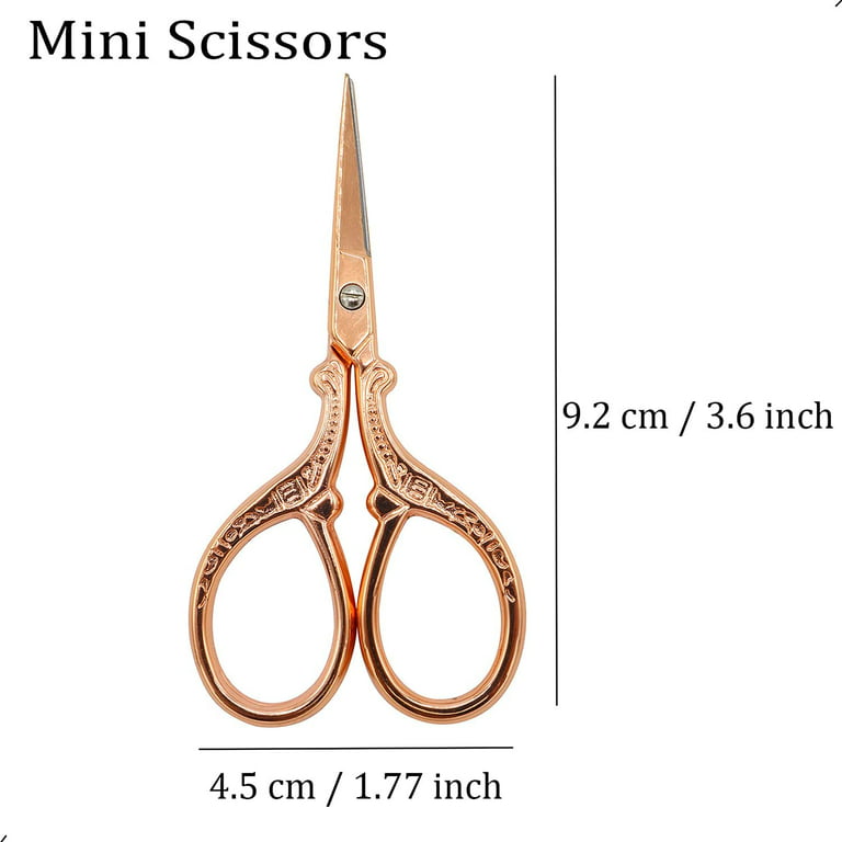 Small Fabric Scissors, Stainless Steel Embroidery Scissors Cross