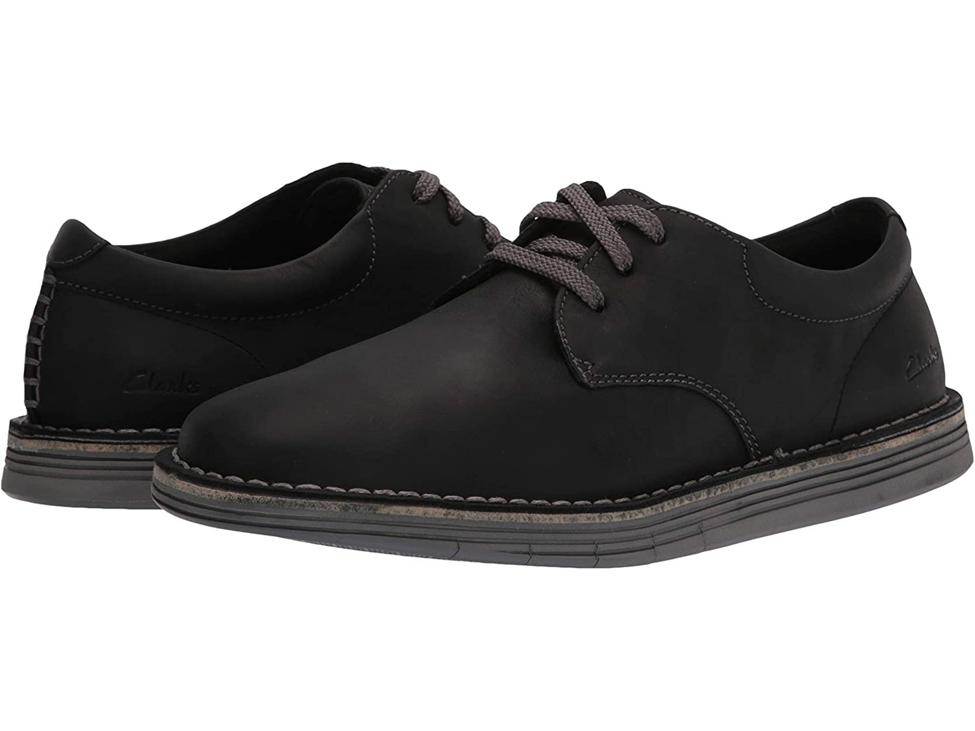 Forge Vibe Oxford, Black Leather, Size 