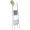 White, variant on 6ft Wooden Brown Blanket Ladder Living Room Decorative Wall Leaning Farmhouse Quilt Display Holder Rustic Wood Towel Rack for Bathroom