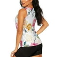 thumbnail image 6 of Rocae Colorful Flowers for Women's Workout Tank Top Lightweight Sleeveless Fit Tops- Moisture-Wicking, BreathableX-Large, 6 of 9