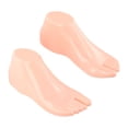 thumbnail image 2 of 1Pair Hard Plastic Adult Feet Mannequin Foot Model Tools for Shoes Display, 2 of 12