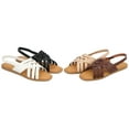 thumbnail image 2 of Journee Collection Womens Merrin Tru Comfort Foam Sling Back Flat Sandal, 2 of 6