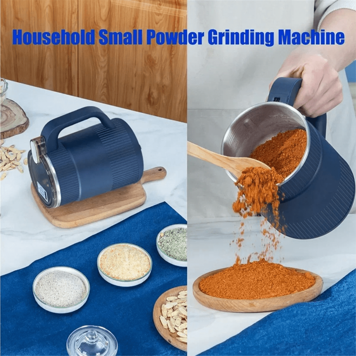Electric Coffee Grinder 500ml Beans Grain Grinder Mill Household Stainless Steel Grind Machine for Kitchen US Plug