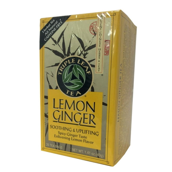 Triple Leaf Lemon Ginger Tea Bags