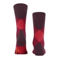 thumbnail image 3 of Burlington Men Socks - Clyde, Diamond Pattern, Organic Cotton Red 40-46, 3 of 4
