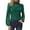Army Green, variant on Womens Elegant Turtleneck Ruched Ruffle Trim Long Sleeve Blouse Shirt Top Striped Womens Shirt Shirts for Women with Sleeves Women T Shirts Summer Medium Women Shirt Girls Long Sleeve Tops Exercise