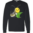 thumbnail image 3 of Inktastic Monarch Butterfly Caterpillar Cute Baby Insect Long Sleeve T-Shirt, 3 of 5