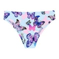 thumbnail image 3 of YUUMIN Girls Solid Color Swim Brief Triangle Bikini Bottoms Swim Underpants Gymnastics Dance Tights Shorts Butterfly 16, 3 of 5