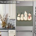 thumbnail image 3 of Yayeee Magnetic Dishwasher Cover for The Front Decoration Home Kitchen Machine Sticker Protector, Gray Snowmen, 3 of 6