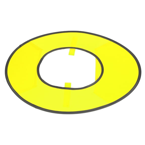 Uxcell Hard Hat Sun Shade, Sun Shield Hard Hat Full Brim Attachment, Fluorescent Yellow