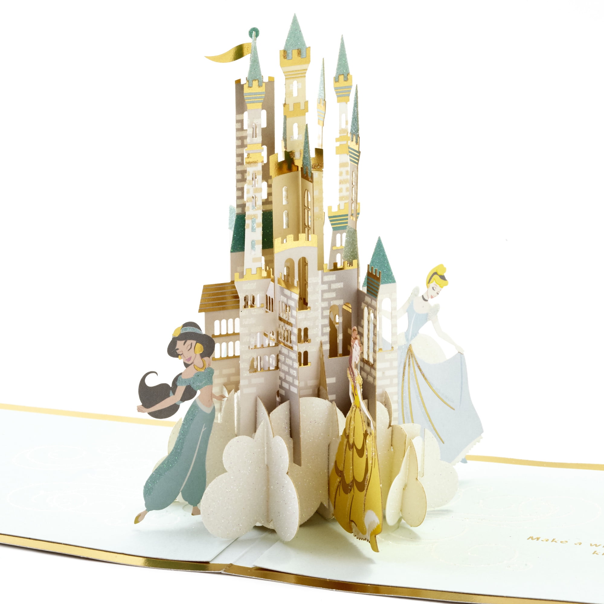 Hallmark Signature Paper Wonder Disney Princess 3D Pop-Up Card for Birthdays, Graduations or Just Because (Dream Big)